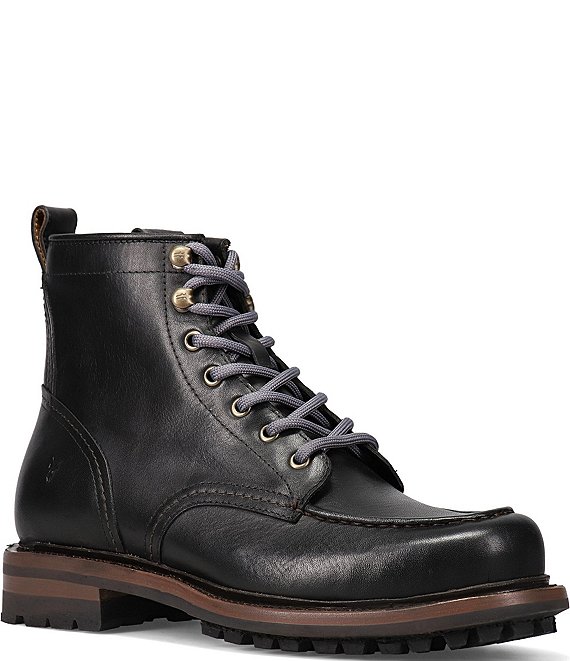 Frye Men's Hudson Leather Lug Work Boots