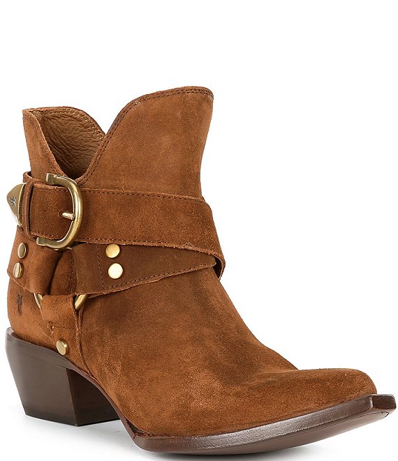 Frye Company Sacha Multi Strap Bootie 6 Bark