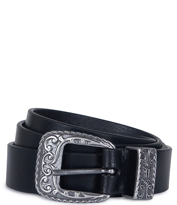 Frye Western Leather Belt