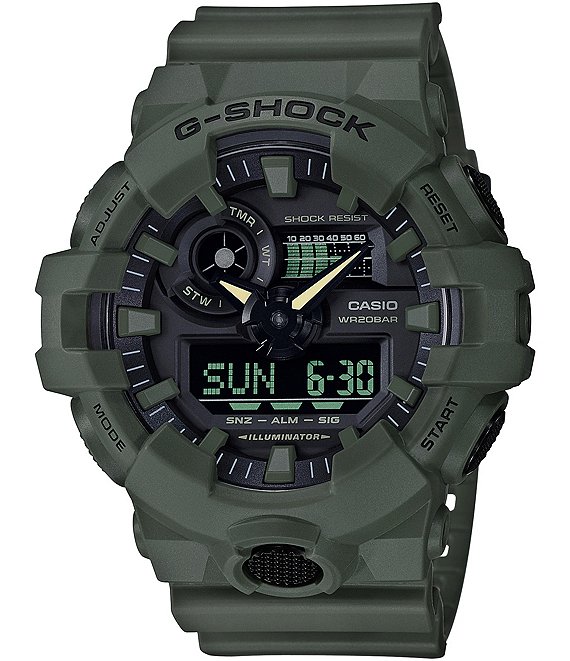 G-Shock Grey Ana-Digi Resin-Strap Watch