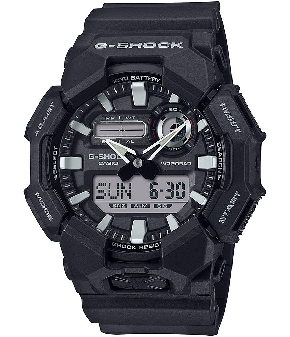 G Shock Men s Ana Digi Black Resin Strap Watch Dillard s