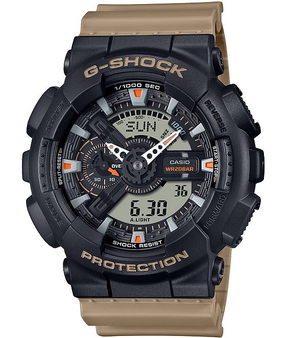 G-Shock Men's Ana-Digi Tan Resin Strap Watch