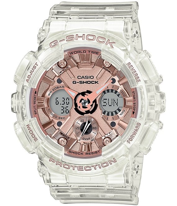 G Shock S Series Ana Digi Clear Shock Resistant Watch