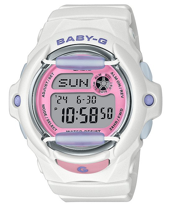 G-Shock Women's Baby G Digital White Resin Strap Watch | Dillard's