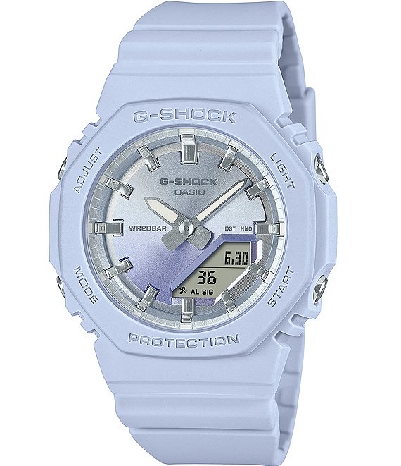 G-Shock Women's Tonal Metallic Face Ana-Digi Resin Strap Watch | Dillard's