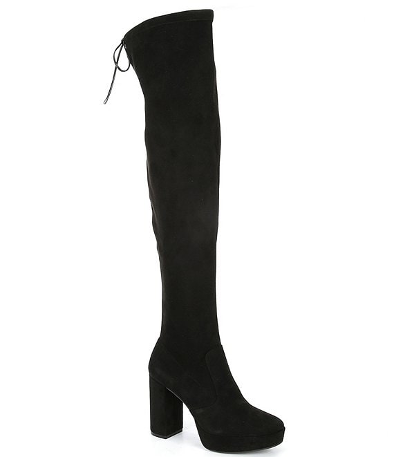 GB As-If Wide Calf Over-the-Knee Block Heel Boots | Dillard's
