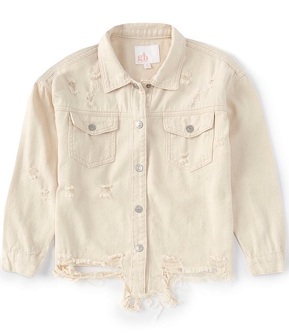 White denim jacket outlet girls