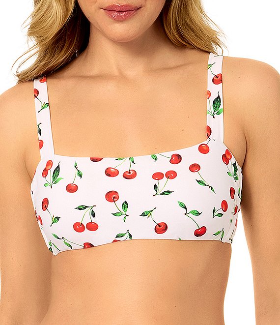 GB Cherry Glaze Wide Strap Bralette Swim Top
