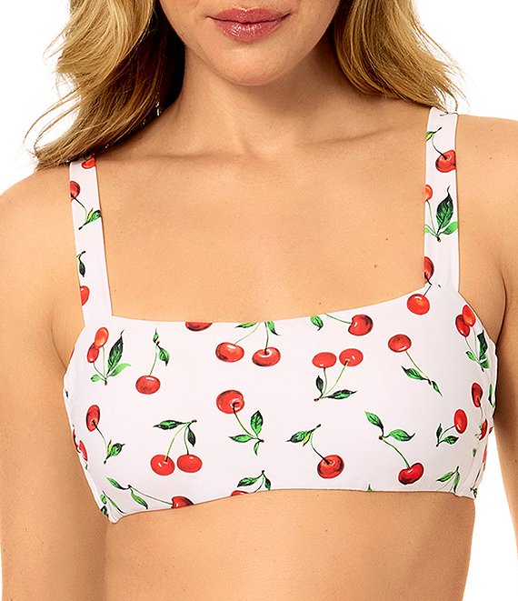 GB Cherry Glaze Wide Strap Bralette Swim Top