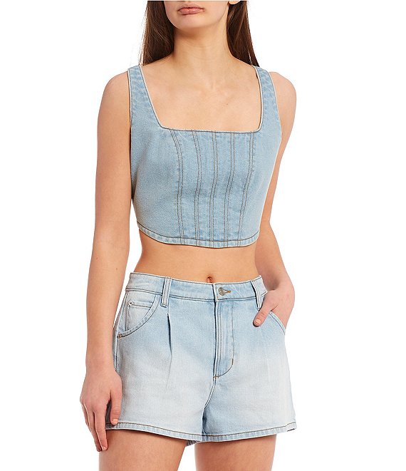 Denim Corset Top - Lemonade