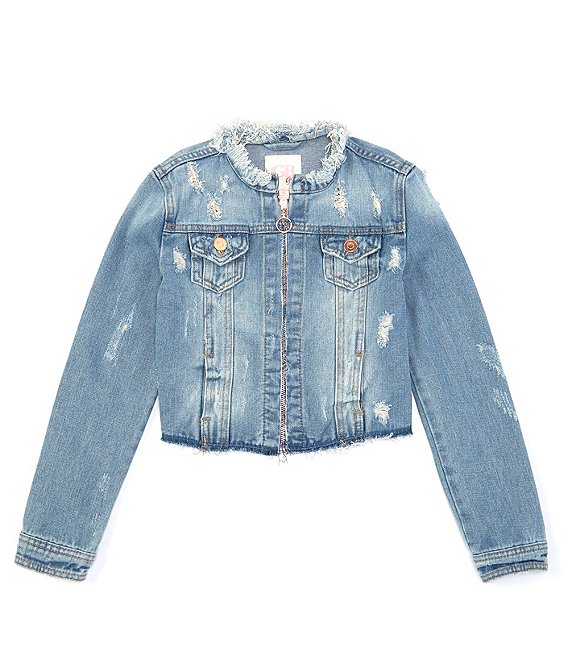 Jean jacket Jackets & Coats for Girls in black color | FASHIOLA PHILIPPINES-sonthuy.vn