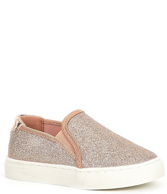 Girls glitter best sale slip on sneakers