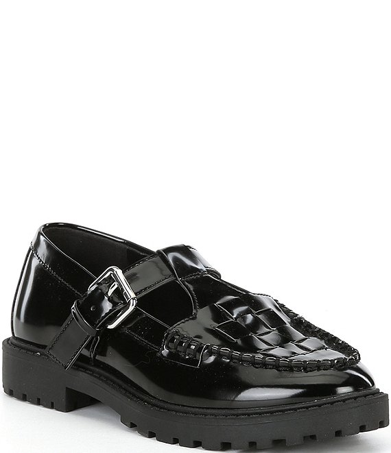 [JILLSTUART]★T-STRAP ROUND LOAFERS T STRAP BUCKLE LOAFERS LOW HEEL – i-moon