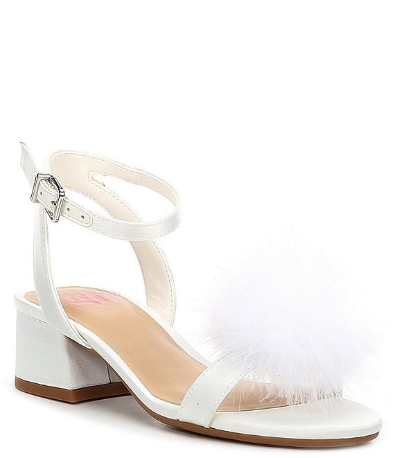 White on sale heels fluffy