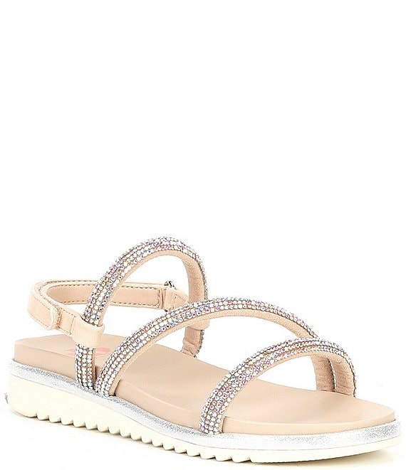 GB Girls' Remi Bling Band Suede Sandals (Youth) | Dillard's