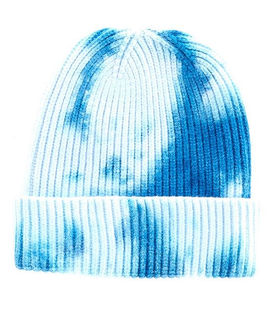 Color:Blue - Image 1 - Girls Tie Dye Beanie