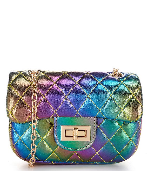 Claire's Club Holographic Rainbow Clouds Crossbody Bag | Girls bags,  Holographic bag, Claire