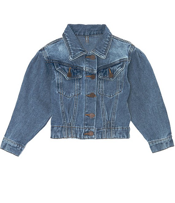 GB Little Girls 2T-6X Cropped Denim Jacket | Dillard's