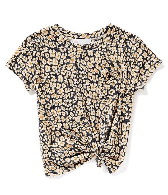 Allover Animal Cotton Print, Leopard