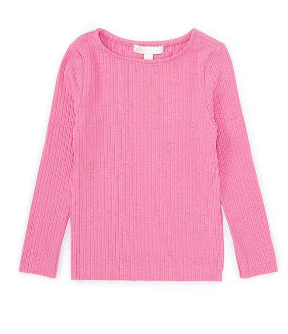 GB Little Girls 2T-6X Long-sleeve Rib-Knit Top | Dillard's