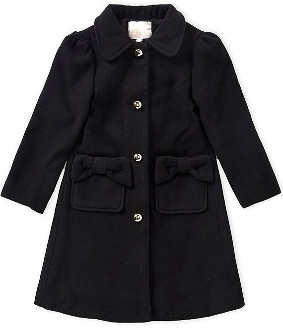 GB Little Girls Bow Pocket Coat