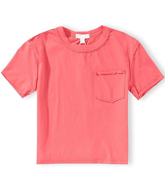GB Little Girls Cotton Patch Pocket Tee