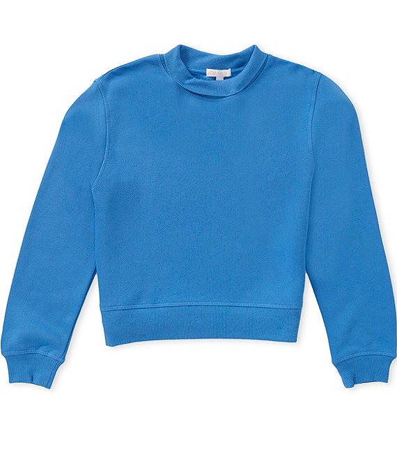 GB Little Girls Mock Neck Long Sleeve Essentials Sweatshirt