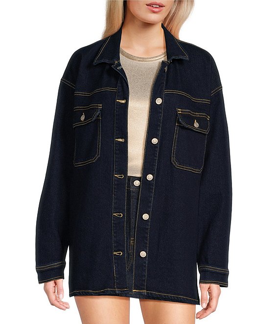 Dillards women's denim jackets best sale