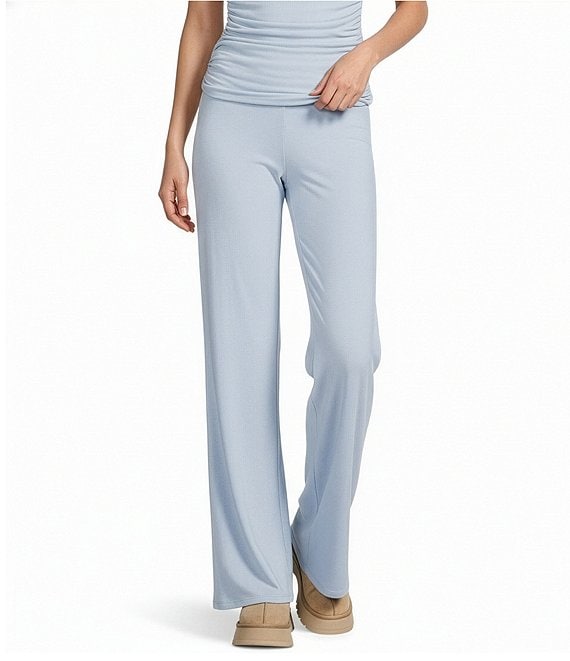 GB Ruched Foldover Knit Pants