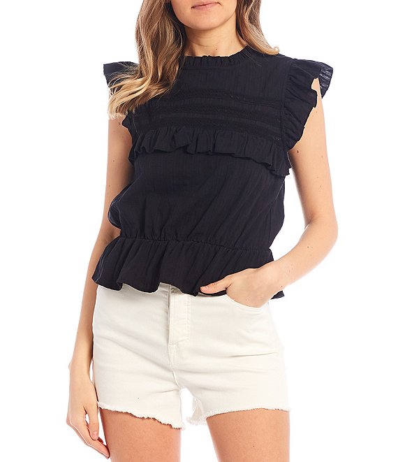 cap sleeve peasant top