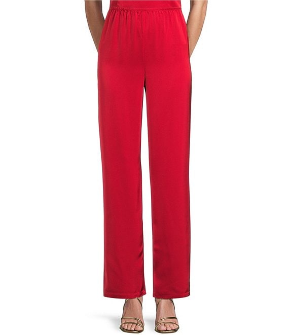 GB Satin Pull On Pants | Dillard's