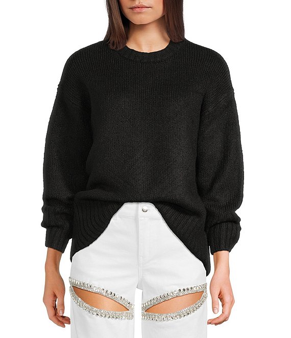 GB Solid Oversized Sweater