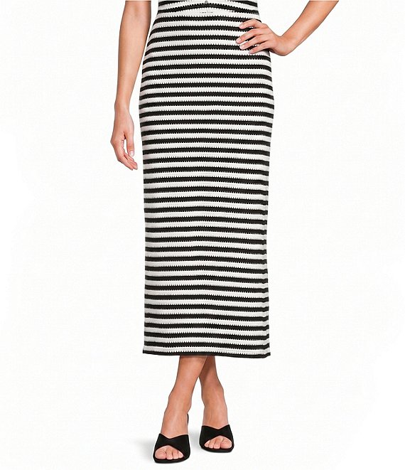 GB Striped Coordinating Maxi Skirt