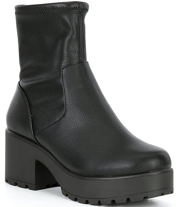 Chunky platform booties online