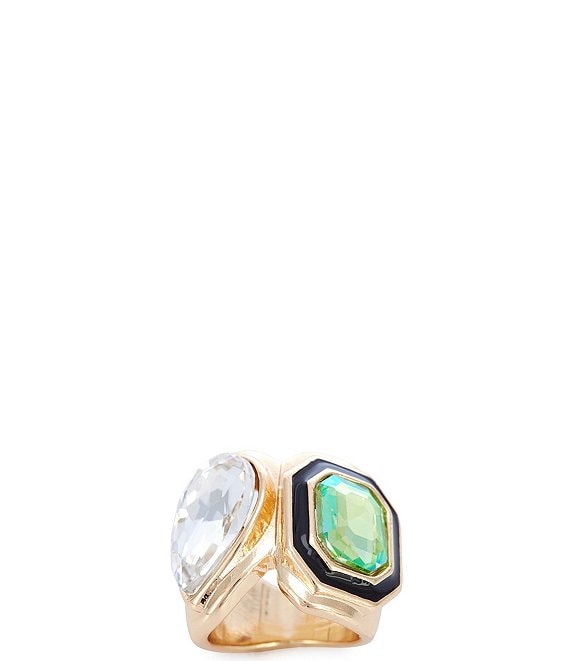 Gemma Layne Double Inset Stone Statement Ring