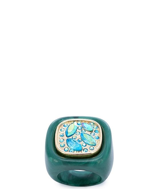 Gemma Layne Embellished Resin Statement Ring