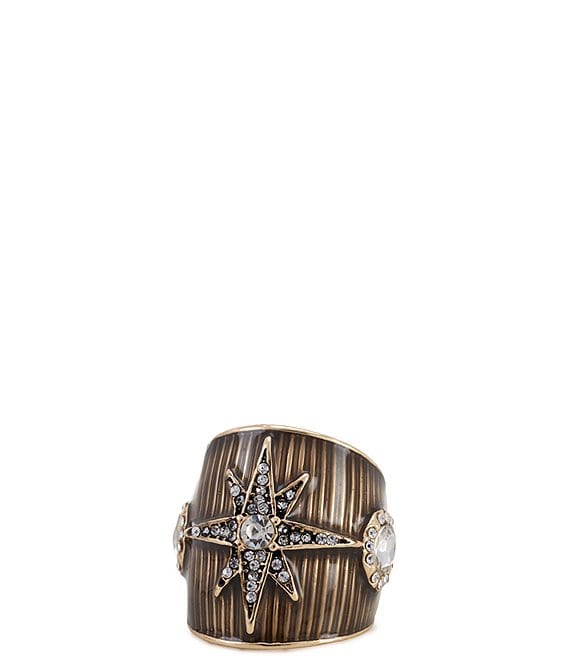 Gemma Layne Enamel Pave Resin Star Statement Ring