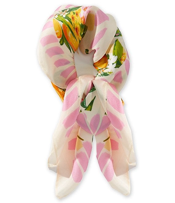 Gemma Layne Fruit Small Silk Square Scarf