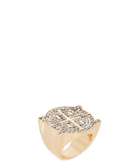 Gemma Layne Geo Pave Statement Ring