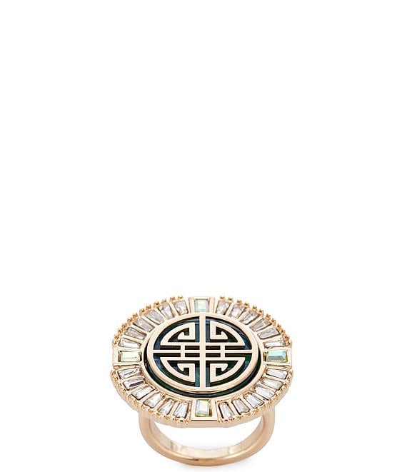 Gemma Layne Geo Stone Statement Ring