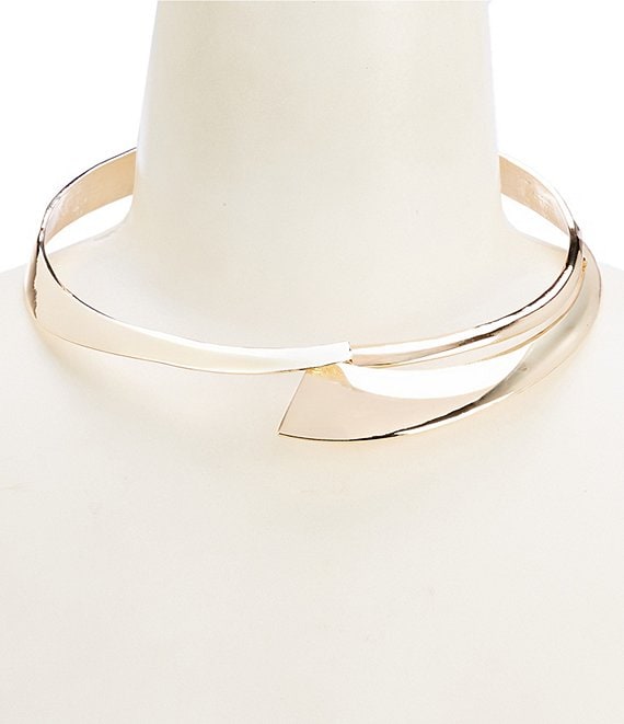 Gemma Layne Hinge Metal Collar Necklace