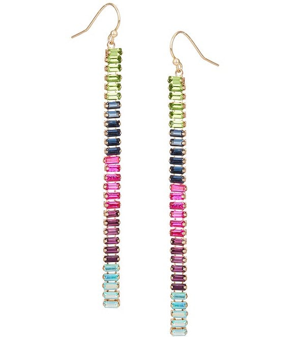 Gemma Layne Ombre Stone Linear Earrings