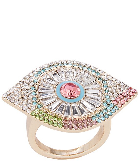 Gemma Layne Pave Eye Statement Ring