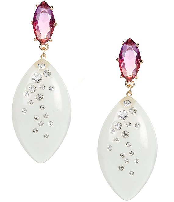 Gemma Layne Resin Stone Teardrop Earrings