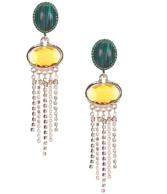 Gemma Layne Stone Drop Earrings | Dillard's