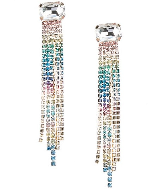 Gemma Layne Stone Tassel Earrings | Dillard's