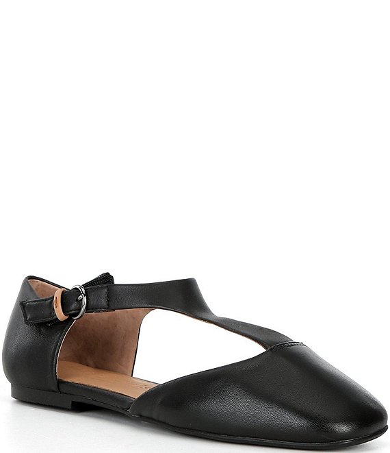 Gentle Souls Wyatt Leather T-Strap Flats