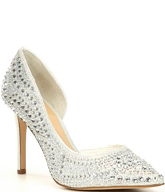 Dillards gold sale pumps