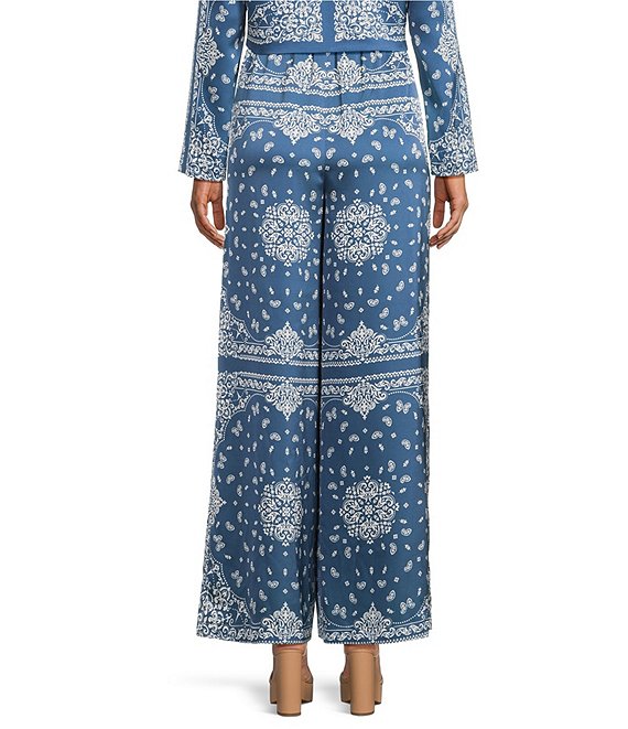 Gianni Bini Coordinating Whitney Satin Wide Leg Pants | Dillard's