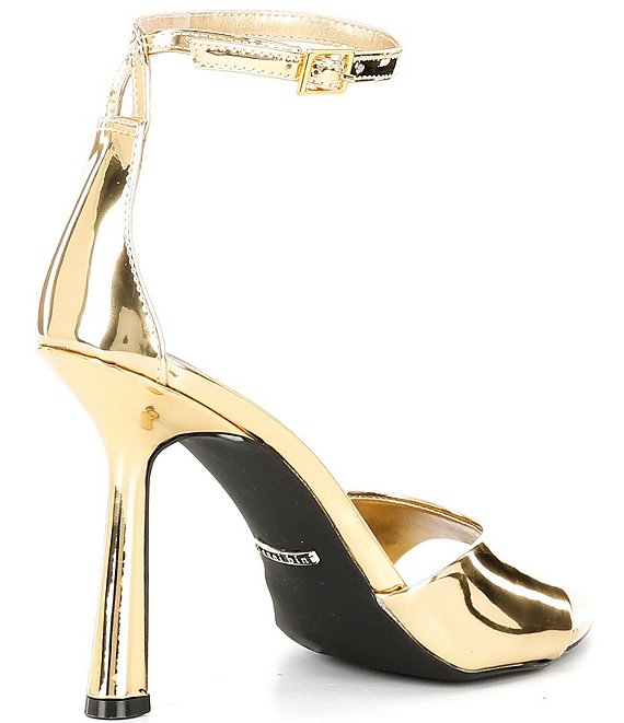 Gianni Bini Grady Mirror Metallic Stiletto Dress Sandals | Dillard's